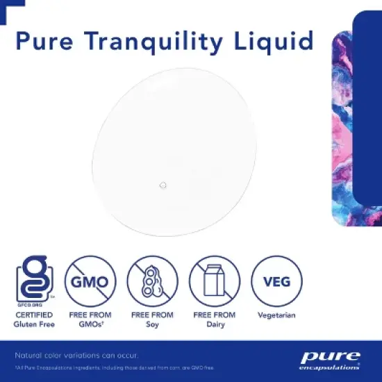 Pure Encapsulations Pure Tranquility Liquid - Hypoallergenic Supplement to Support Relaxation and Moderate Occasional Stress - 3.92 fl. oz. image {2}