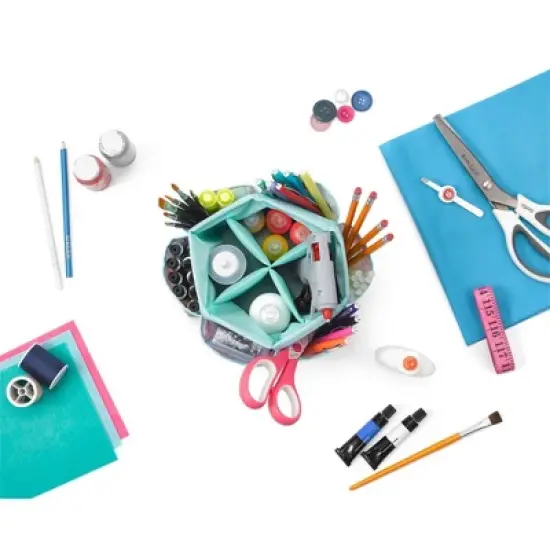 Singer Flamingo Print Desktop Storage Spinner image {7}