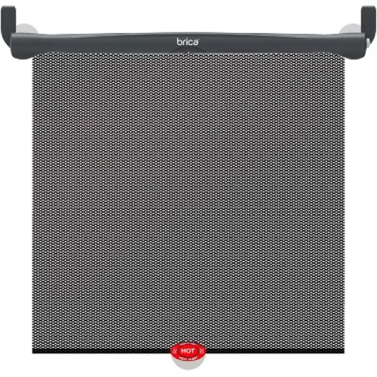 Munchkin Brica Sun Safety Car Window Rollershade with Heat Alert - Black 2pk image {2}