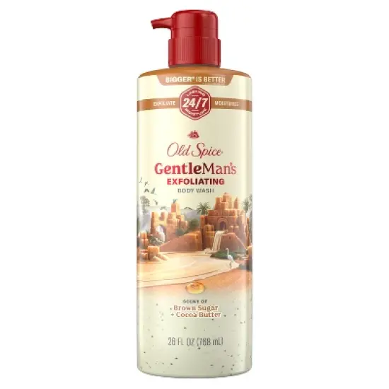 Old Spice Gentle Man's Blend Exfoliating Bodywash Pump - Brown Sugar & Cocoa Butter - 26 fl oz image {7}