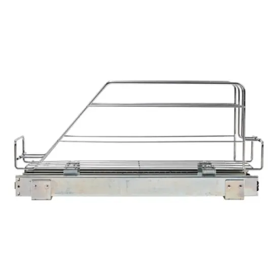 Glidez Multipurpose Chrome-Plated Steel Pull-Out/Slide-Out Storage Organizer for Cookware and Bakeware - Chrome image {6}