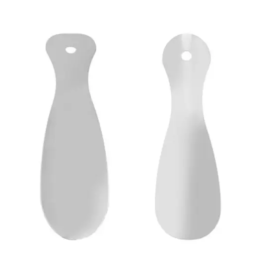 Unique Bargains Straight Shoe Horn 7.36"x2.01" Silver Tone 1 Pc image {5}