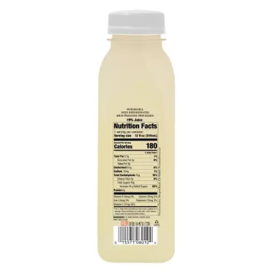 Cold Pressed Lemonade - 12 fl oz image {4}