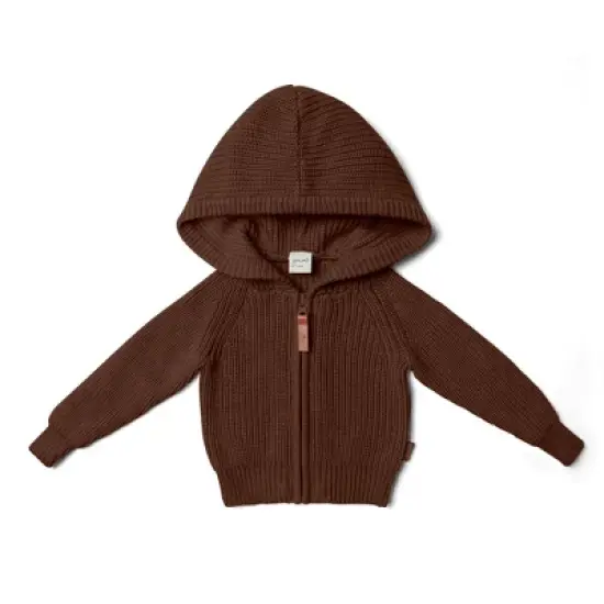 Goumikids Organic Cotton Knit Hoodie for Infants image {7}