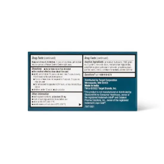 Ibuprofen Mini Gelcaps (NSAID) - 80ct - up&up&trade; image {4}