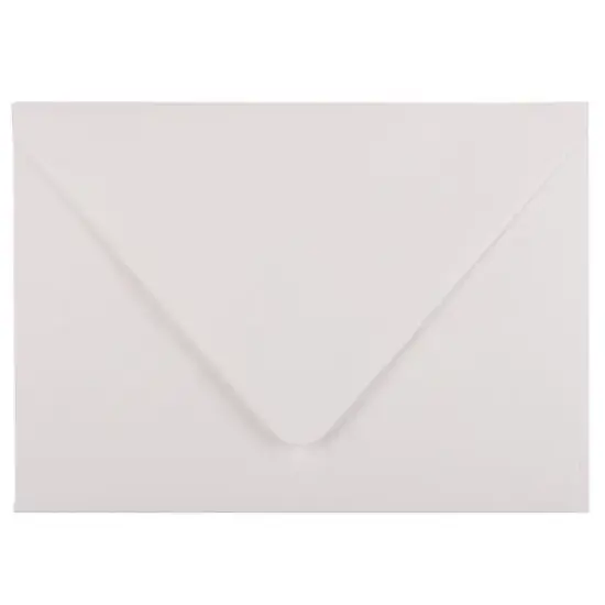 JAM PAPER A7 Invitation Envelopes with Euro Flap - 5 1/4 x 7 1/4 - White - 50/Pack image {1}