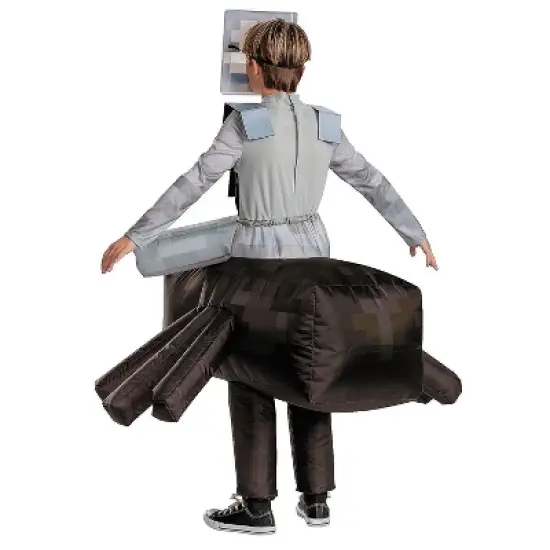 Minecraft Kids' Spider Jockey Halloween Deluxe Inflatable Costume - Gray - 4-6 image {3}