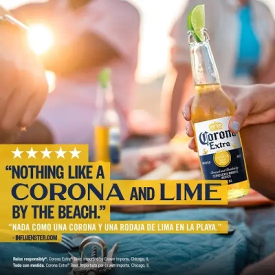 Corona Extra Lager Beer - 12pk/12 fl oz Bottles image {4}