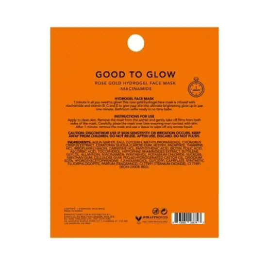 Holler and Glow Good to Glow Face mask image {1}