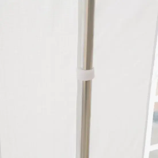 Outsunny Large Outdoor Carport Canopy Party Tent with Removable Protective Sidewalls & Versatile Uses, White image {4}