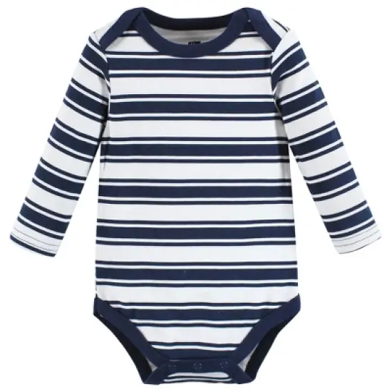 Hudson Baby Infant Boy Cotton Long-Sleeve Bodysuits, Mamas Boy image {3}