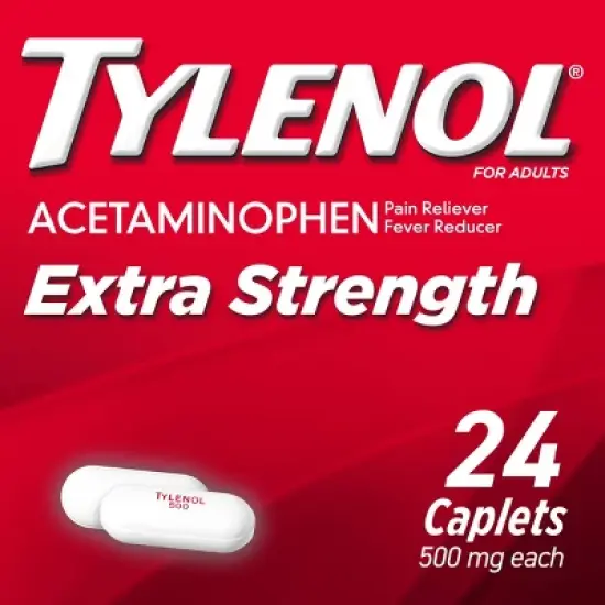 Tylenol Extra Strength Pain Reliever and Fever Reducer Caplets - Acetaminophen image {10}