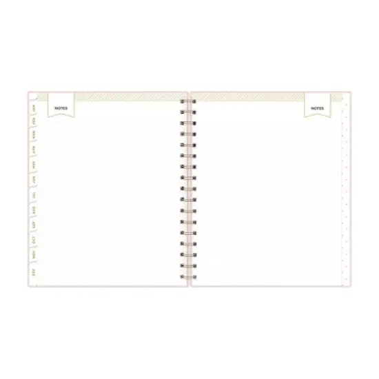 Day Designer 2024 Planner 7"x9" Weekly/Monthly Faux Leather Blush image {10}