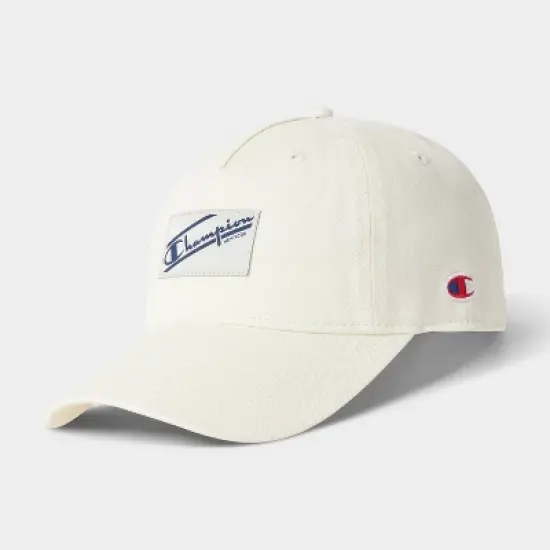 Champion Adult Pigment-Washed Twill Baseball Hat - White image {3}
