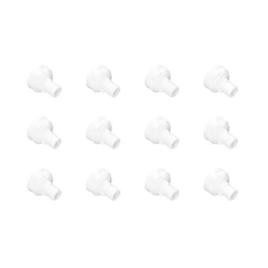 Nispira CPAP Disposable Air Inlet Filter Replacement Compatible with Devilbiss Pulmoneb Pulmo-Aide 3655D, 12 Units image {3}