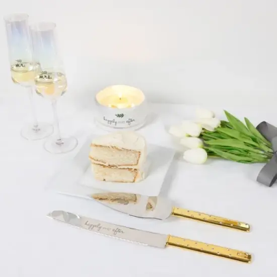 Happily Ever After Cake Knife and Server Set image {2}