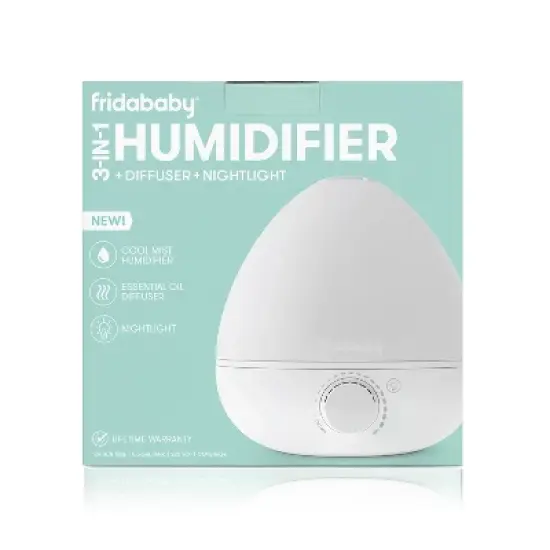 Frida Baby 3-in-1 Humidifier with Diffuser and Nightlight image {3}