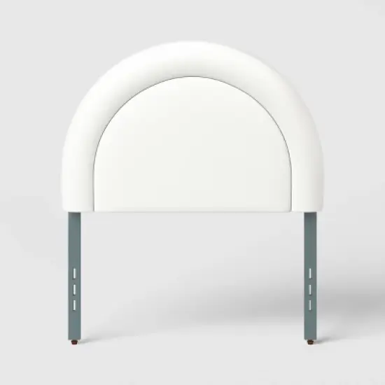 Twin Luxe Velvet Headboard Ivory - Pillowfort&trade; image {2}