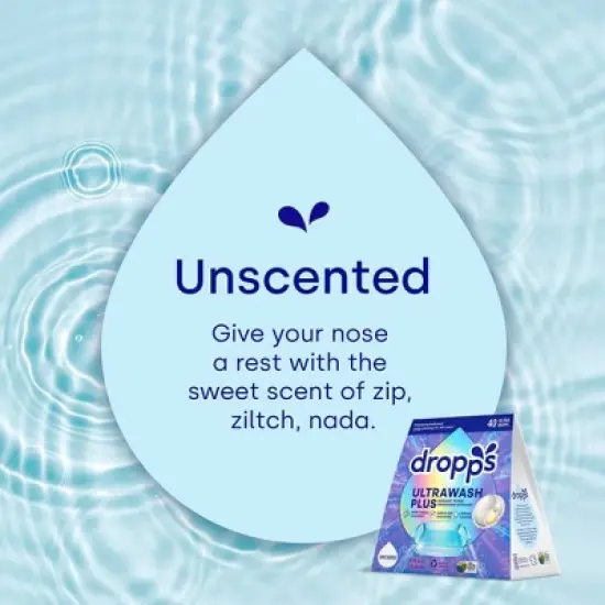 Dropps Dish UltraWash Plus Biobased Detergent Pods - Unscented - 40ct image {7}