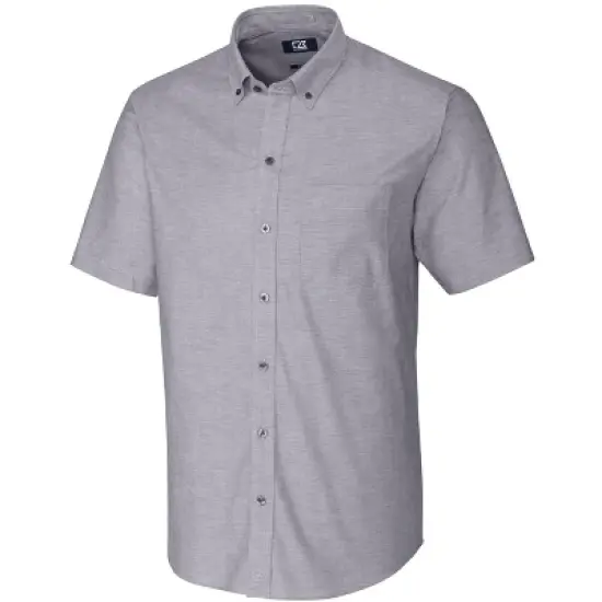 Cutter & Buck Stretch Oxford Mens Short Sleeve Dress Shirt image {2}
