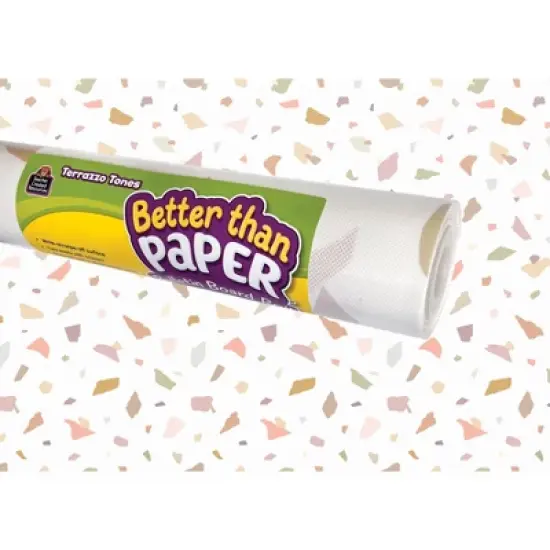 Teacher Created Resources&reg; Better Than Paper&reg; Bulletin Board Roll, Terrazzo Tones, 4- Pack image {1}