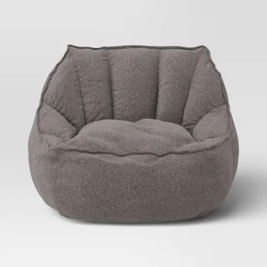 Dorm Lounge Chair Heather Gray - Room Essentials&trade;: Polyester Upholstery, Foam Filled, No Assembly Required image {2}