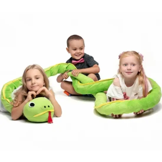13-ft Plush Counting Snake image {1}