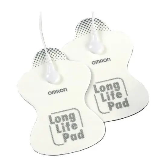 Omron&reg; ElectroTHERAPY TENS Long Life Pads&trade;, Standard in White image {7}