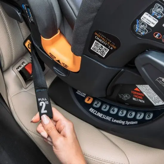 Chicco OneFit LX ClearTex All-in-One Convertible Car Seat - Smoke image {9}