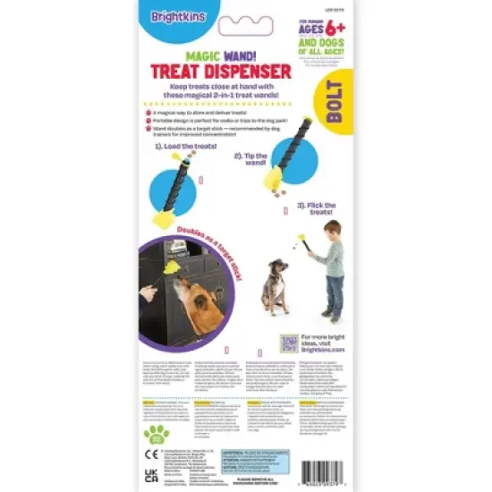 Brightkins Magic Wand Bolt Treat Dog Toy Dispenser image {3}