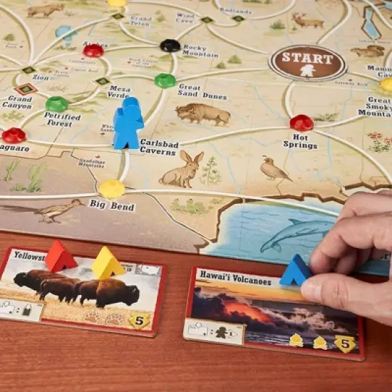 Trekking The National Parks Family Board Game: Geography Educational Playtime 30-45 Min, 1-5 Players image {6}