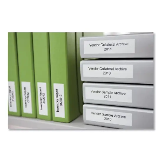 DYMO D1 Durable Labels 1/2" x 23 ft. White 6/Pack 2025517 image {5}