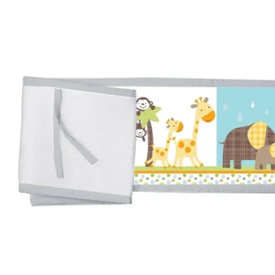 BreathableBaby Breathable Mesh Crib Liner - Classic Collection - Best Friends image {2}