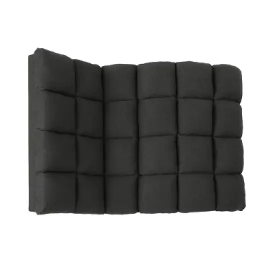 Kaniel Traditional Tufted Fabric Double Chaise - Christopher Knight Home image {2}