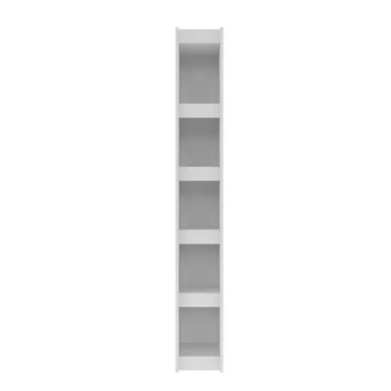 71.65" Parana 5 Shelf Bookcase White - Manhattan Comfort image {3}