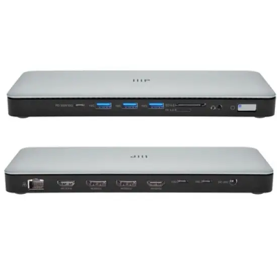 Monoprice 15-in-1 Triple-Display MST USB-C Docking Station, with Multiple Display Modes, HDMI, SD/TF, RJ45, 3.5mm Audio, PD, For Macbook and Windows image {1}