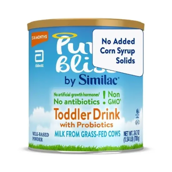 Similac Pure Bliss Non-GMO Powder Toddler Formula - 24.7oz image {4}