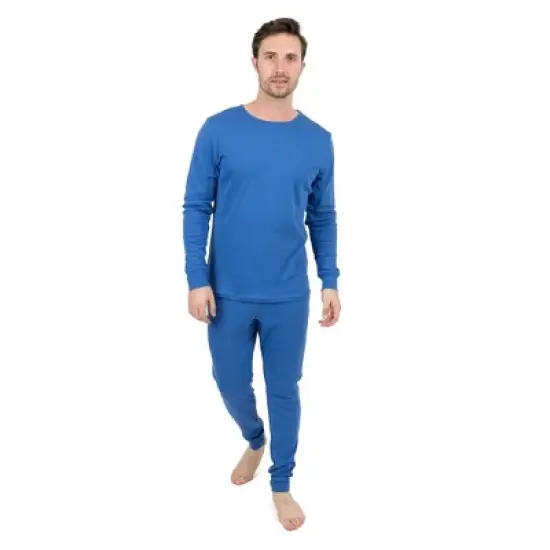 Leveret Mens Two Piece Cotton Solid Boho Color Pajamas image {11}