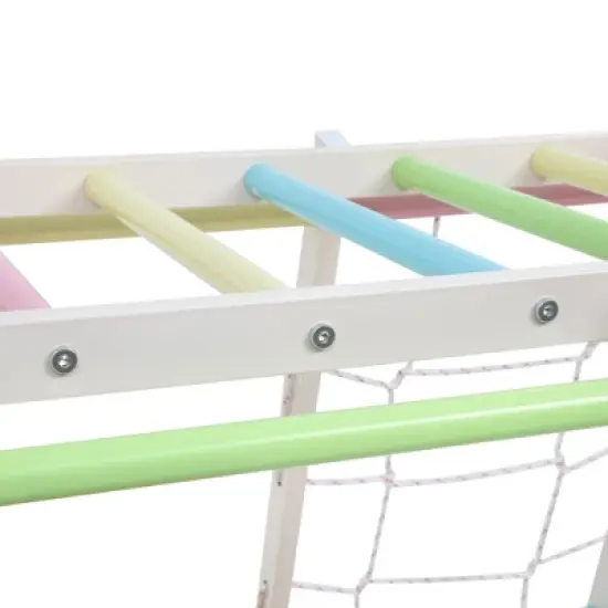 INFURNIC Baby Activity Gyms Multi-Functional Climbing Frame, Safe and Sturdy Design, Spacious Play Area, Multicolored, 52.76"*14.97"*5.71" image {1}