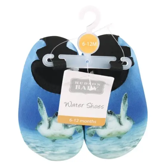 Hudson Baby Infant and Toddler Water Shoes for Sports, Yoga, Beach and Outdoors, Sea Turtle image {1}
