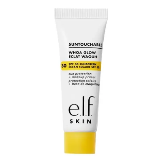 e.l.f. Mini Suntouchable Whoa Glow Sunscreen & Primer - SPF 30 - 0.34 fl oz image {9}