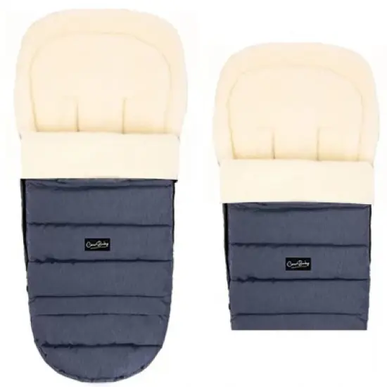 Cover Baby 0-3 Years Arctic Organic Wool Adjustable Footmuff in Navy image {3}