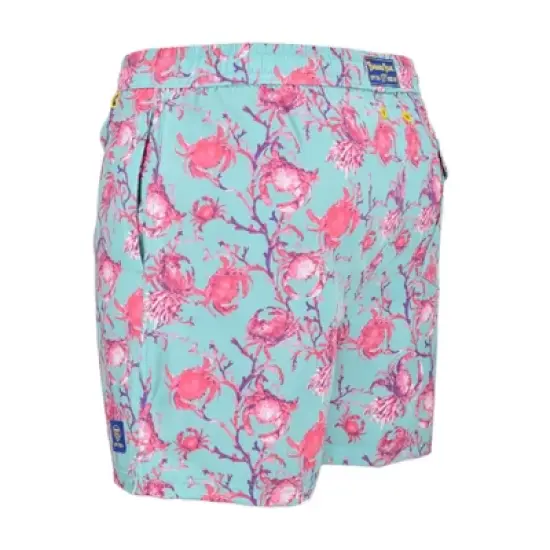 Banana Boat Men's UPF50+ Compression Liner Bathing Suit | Aqua Crab Large image {2}