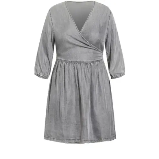 Women's Plus Size Pared Back Dress  - Black | CITY CHIC image {2}