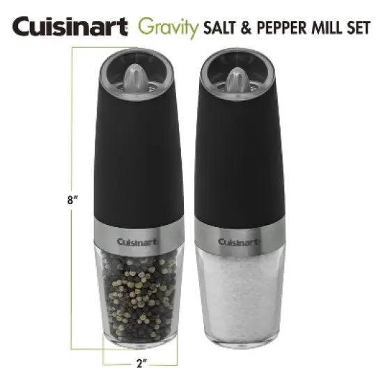 Cuisinart Gravity Salt and Pepper Mill - Black image {5}