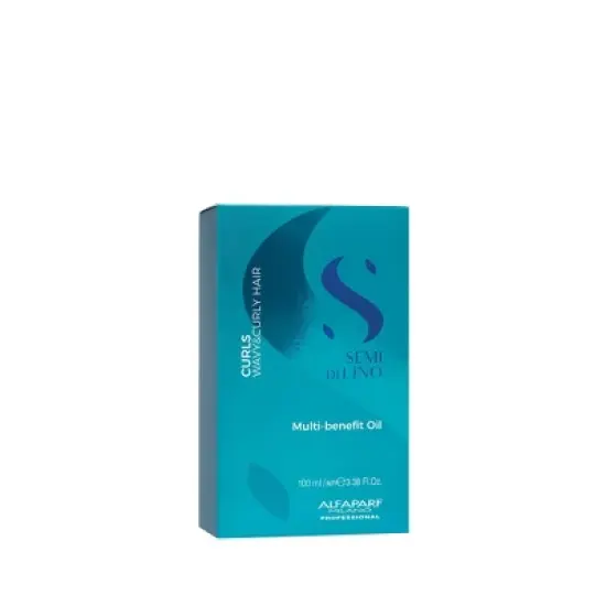 ALFAPARF Semi Di Lino CURLS Multi-Benefit Oil for Defined, Nourished Curls (3.38 oz) Curl Definer, Humidity Shield & Hair Strengthening Oil image {3}