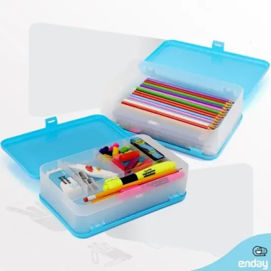 Double Deck Large Pencil Box image {3}