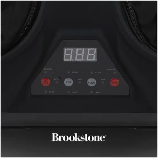 Brookstone Shiatsu Foot and Calf Massager with Air Compression and Soothing Heat image {3}