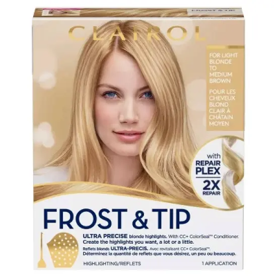 Clairol Nice'n Easy Frost and Tip Permanent Hair Color Dye Highlighting Kit image {7}