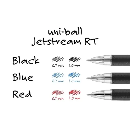 uni-ball Jetstream RT Retractable Rollerball Pens Fine Point 651827 image {6}